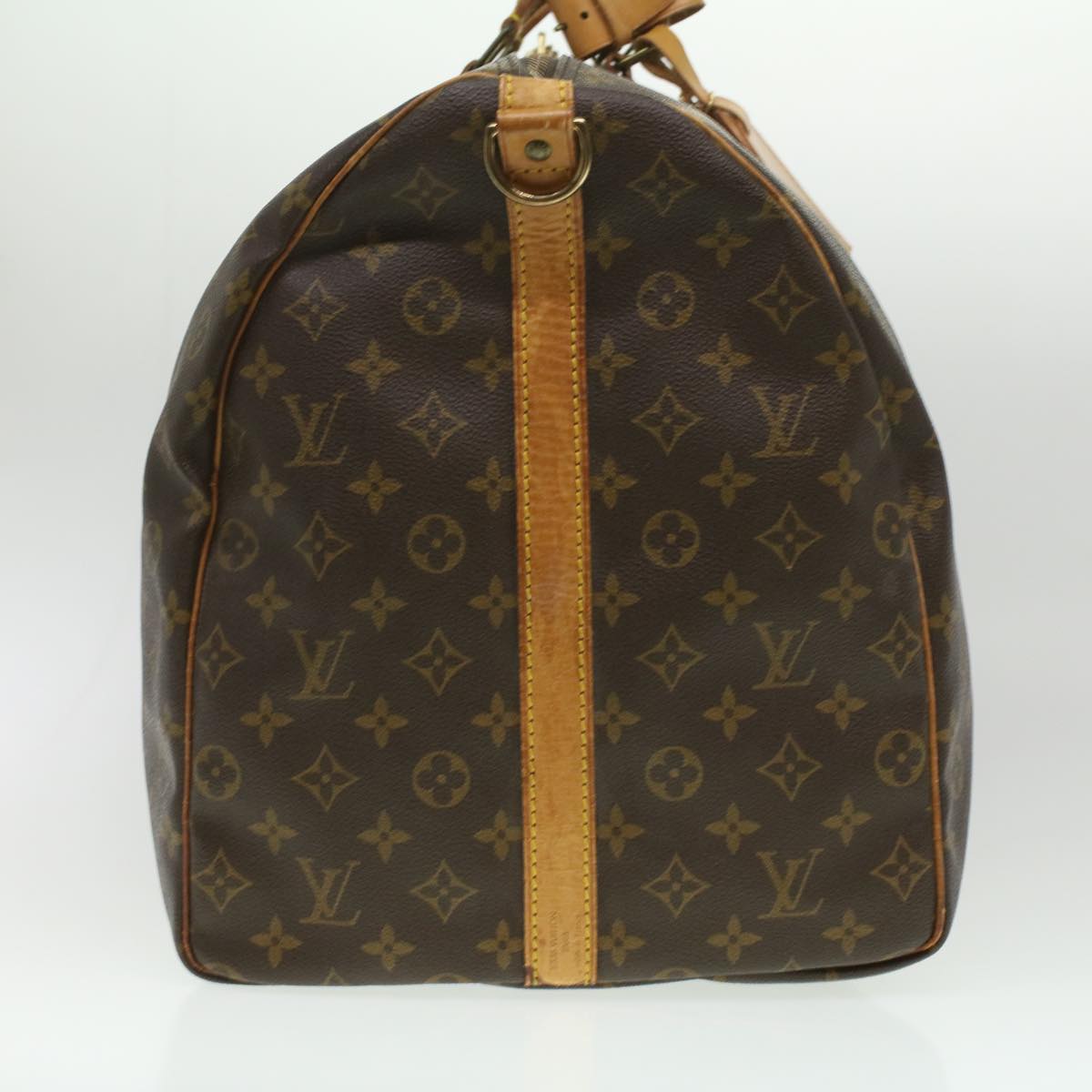 LOUIS VUITTON Monogram Keepall Bandouliere 60 Boston Bag M41412 LV yk5961
