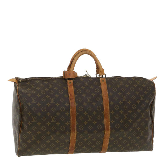 LOUIS VUITTON Monogram Keepall 60 Boston Bag M41422 LV yk6111