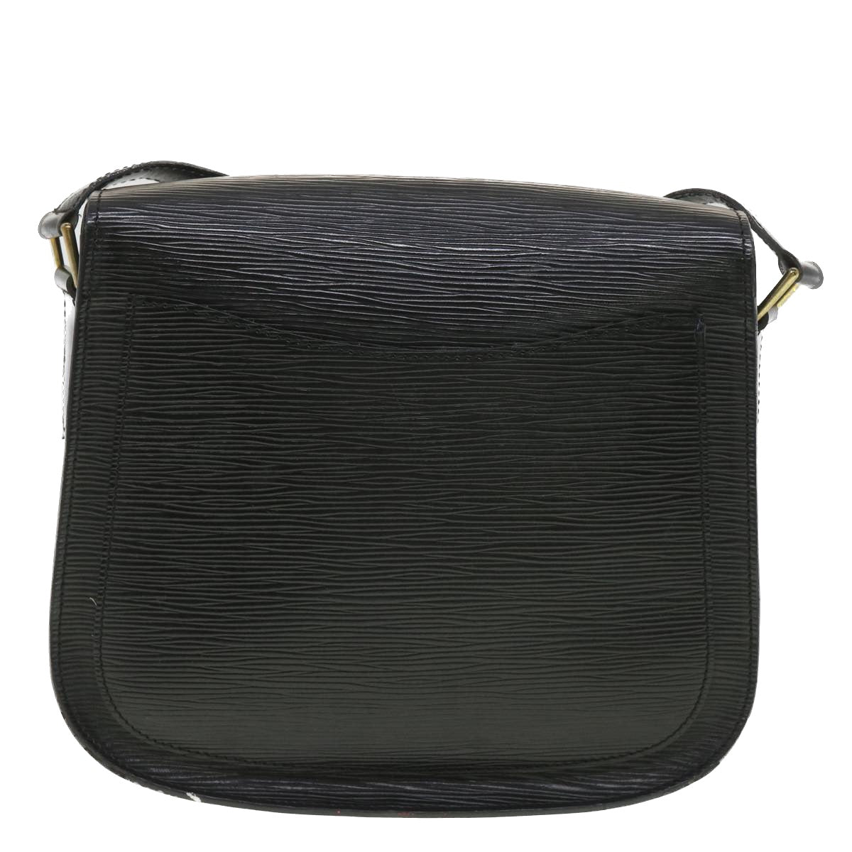 LOUIS VUITTON Epi Saint Cloud GM Shoulder Bag Black M52192 LV yk6131B