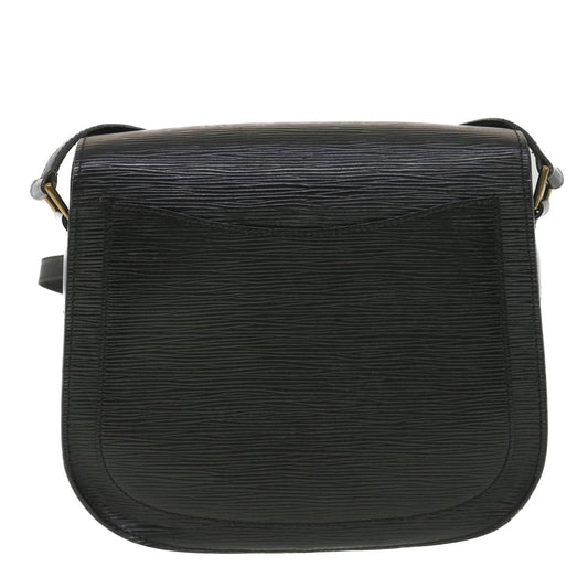 LOUIS VUITTON Epi Saint Cloud GM Shoulder Bag Black M52192 LV yk6132B