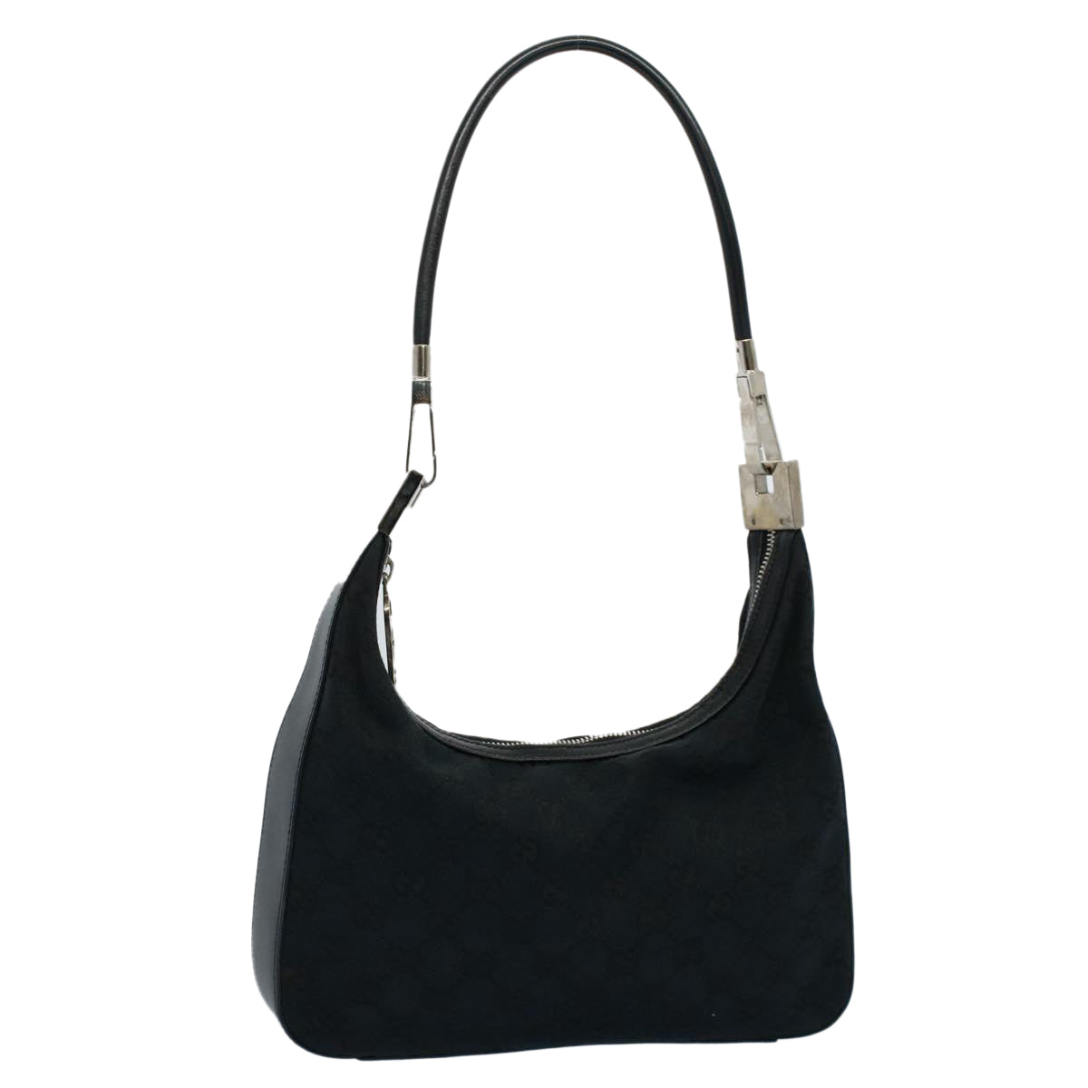 Luxury Gucci GG Canvas Shoulder Bag Black 001 3812  8676
