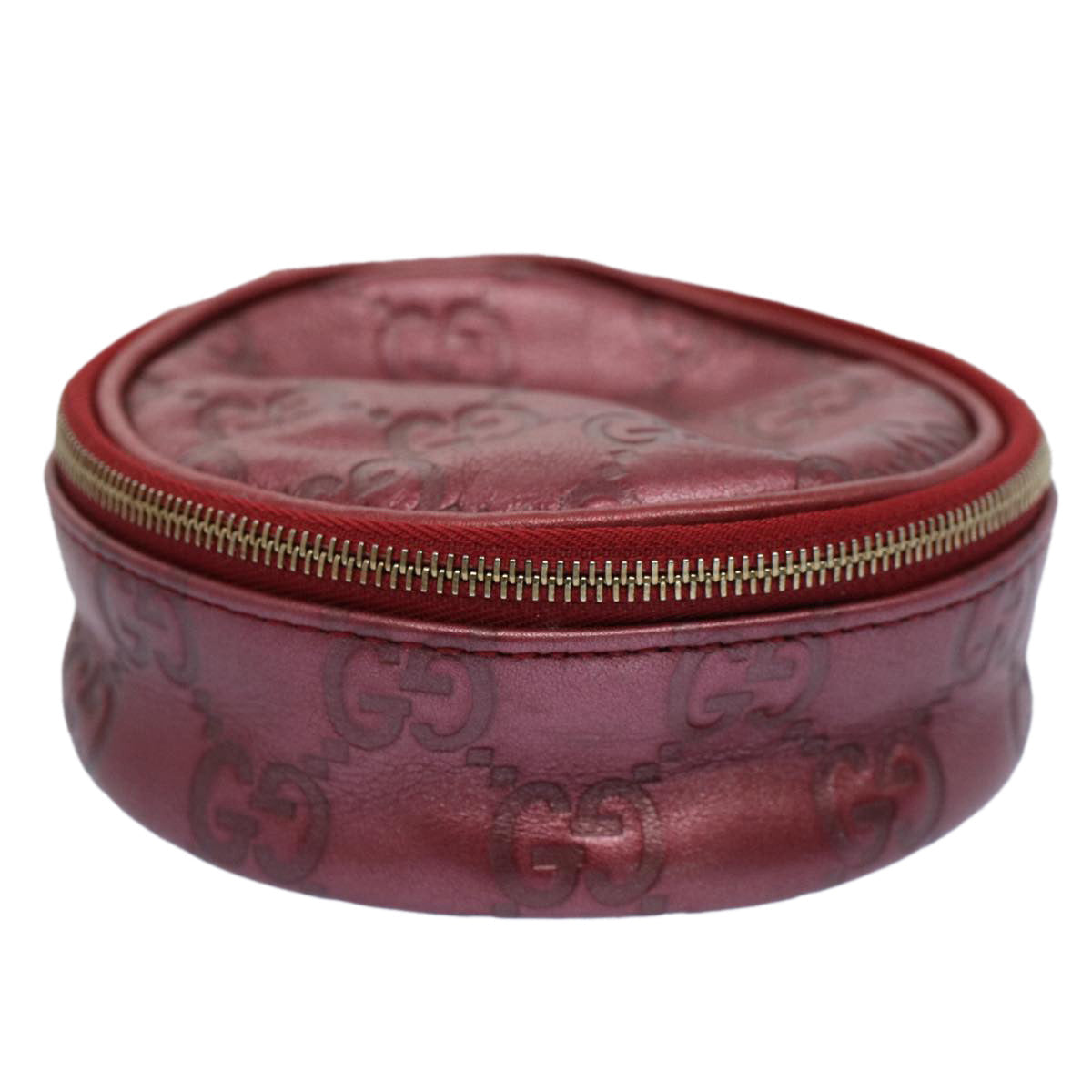 Luxury Gucci GG Canvas Guccissima Pouch Red 212217  8686