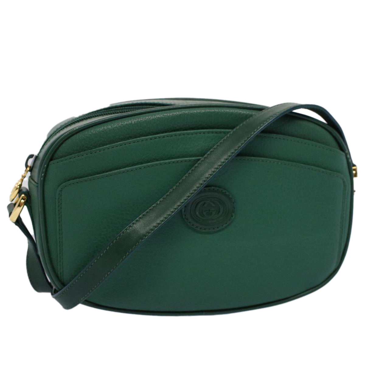 Luxury Gucci Shoulder Bag Leather Green 007 113 0115  8692