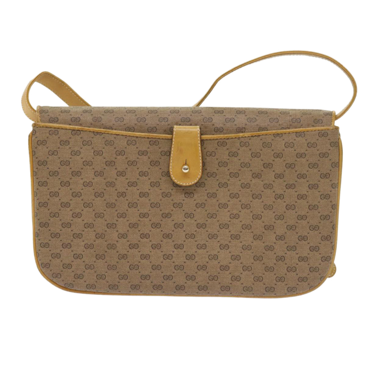 Luxury Gucci Micro GG Canvas Shoulder Bag PVC Leather Beige 004 106 0024  8694