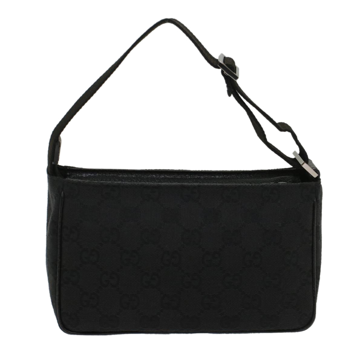 Luxury Gucci GG Canvas Hand Bag Black 106644  8744