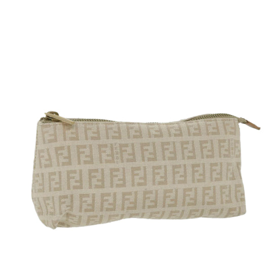 Luxury FendiZucchino Canvas Pouch Beigeyk9285