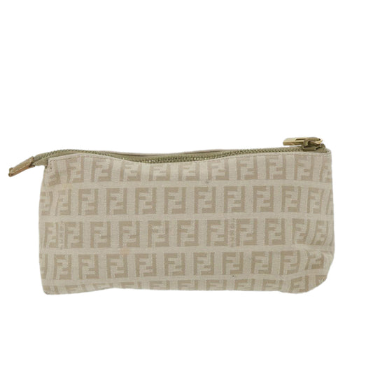Luxury FendiZucchino Canvas Pouch Beigeyk9285