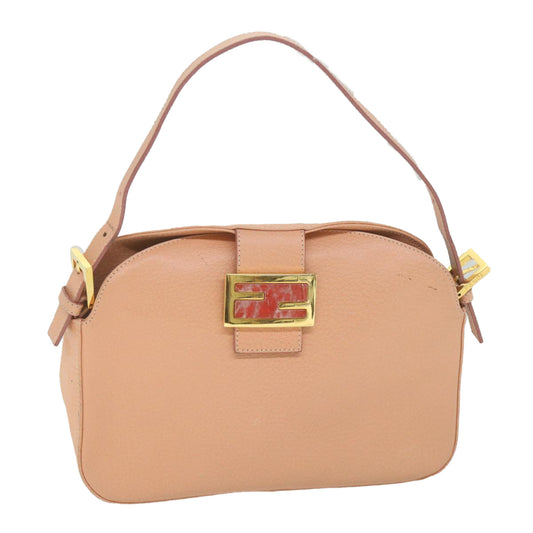 Luxury FendiMamma Baguette Shoulder Bag Leather Pink 2373 26725 018yk9474