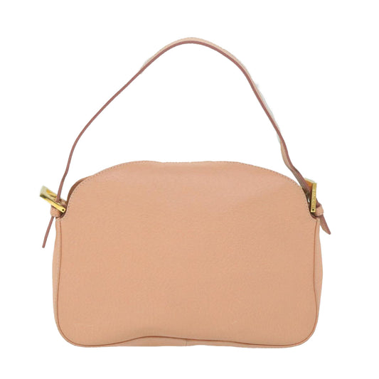 Luxury FendiMamma Baguette Shoulder Bag Leather Pink 2373 26725 018yk9474