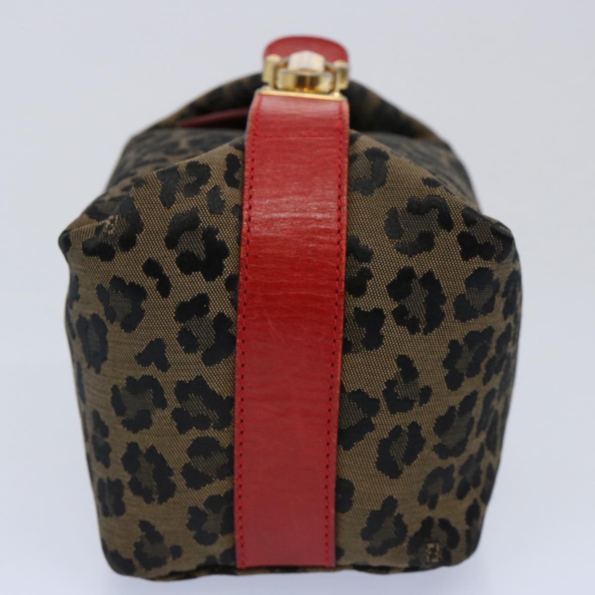 Luxury FendiHand Pouch Canvas Brownyk9727