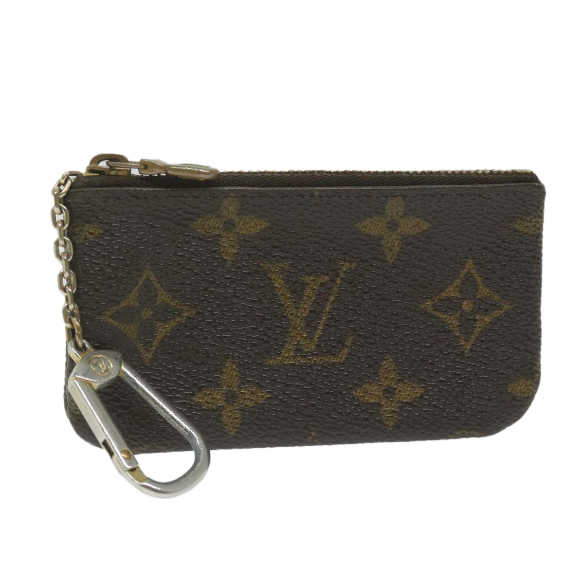 LOUIS VUITTON Monogram Pochette Cles Coin Purse M62650 LV yk9864