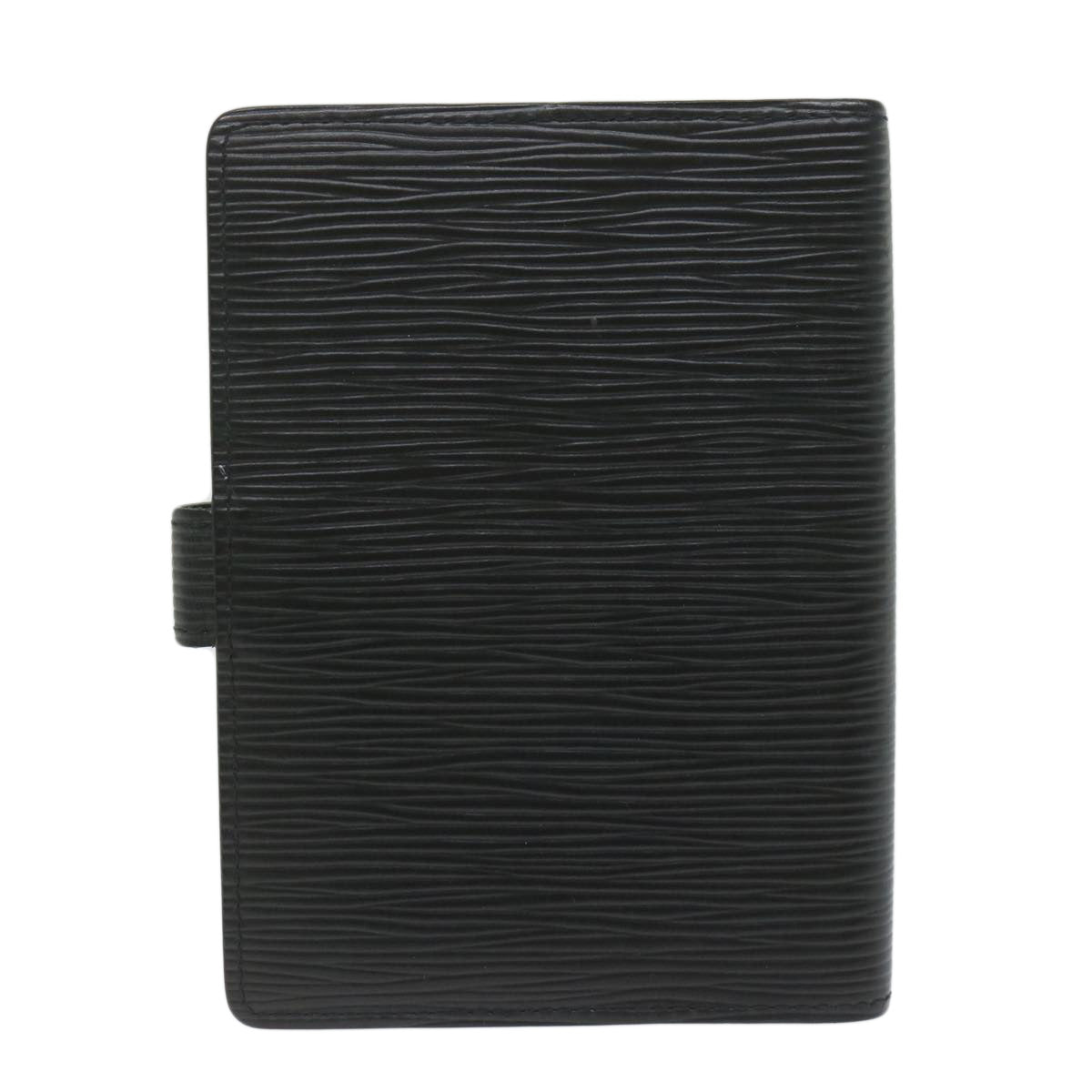LOUIS VUITTON Epi Agenda PM Day Planner Cover Black R20052 LV yk9865