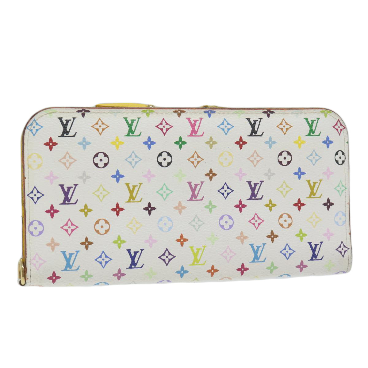 LOUIS VUITTON Multicolor Portefeuille Insolite Wallet White M93750 yk9866