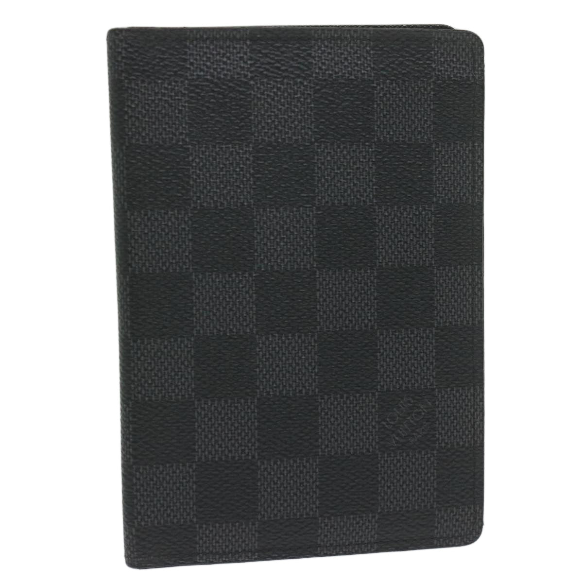 LOUIS VUITTON Damier Graphite Couvel Tulle Passopole Case N60031 LV yk9882