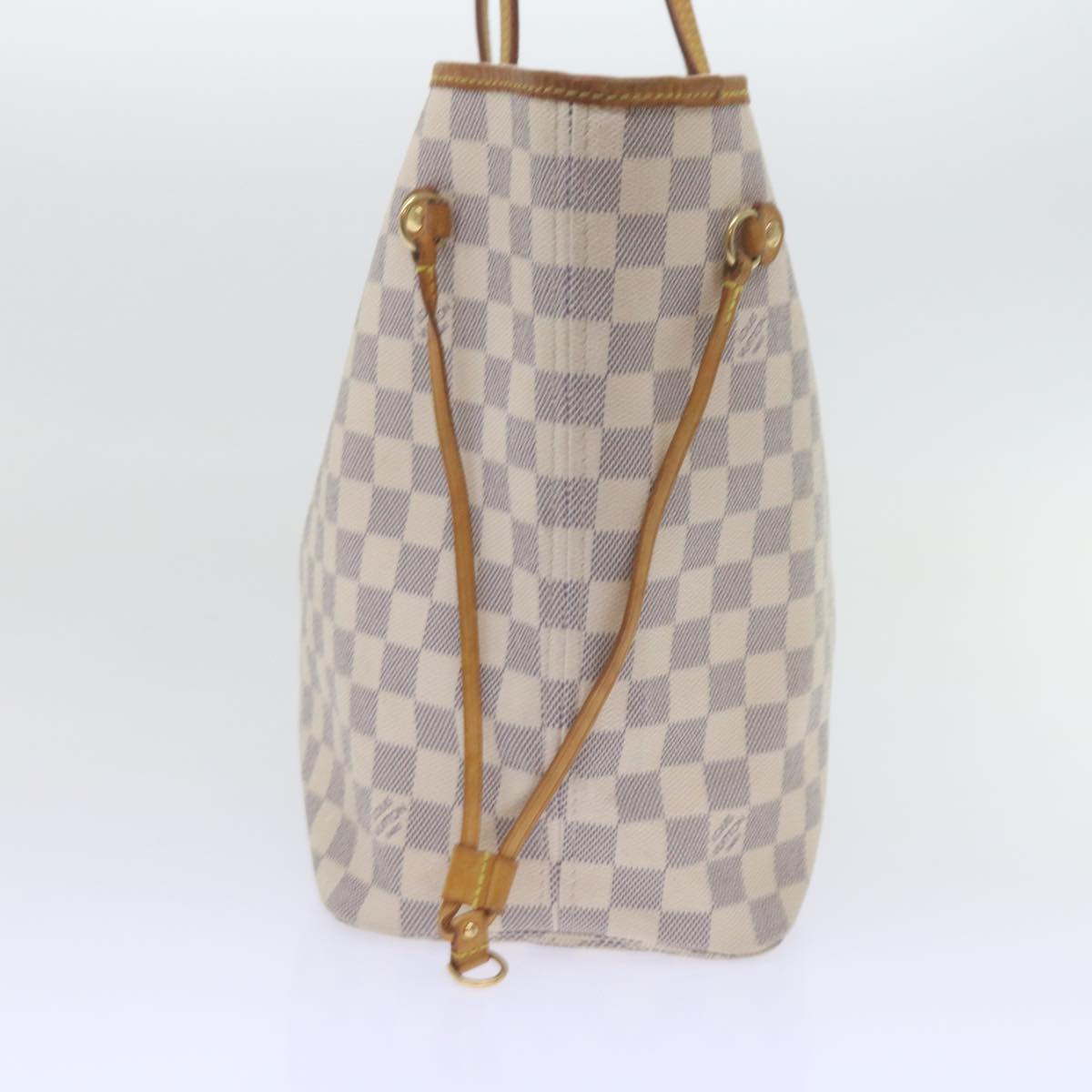 LOUIS VUITTON Damier Azur Neverfull MM Tote Bag N41605 LV yk9886