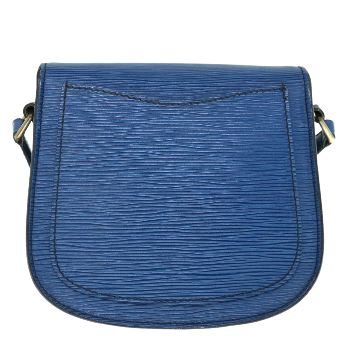 LOUIS VUITTON Epi Saint Cloud PM Shoulder Bag Blue M52195 LV yk9911