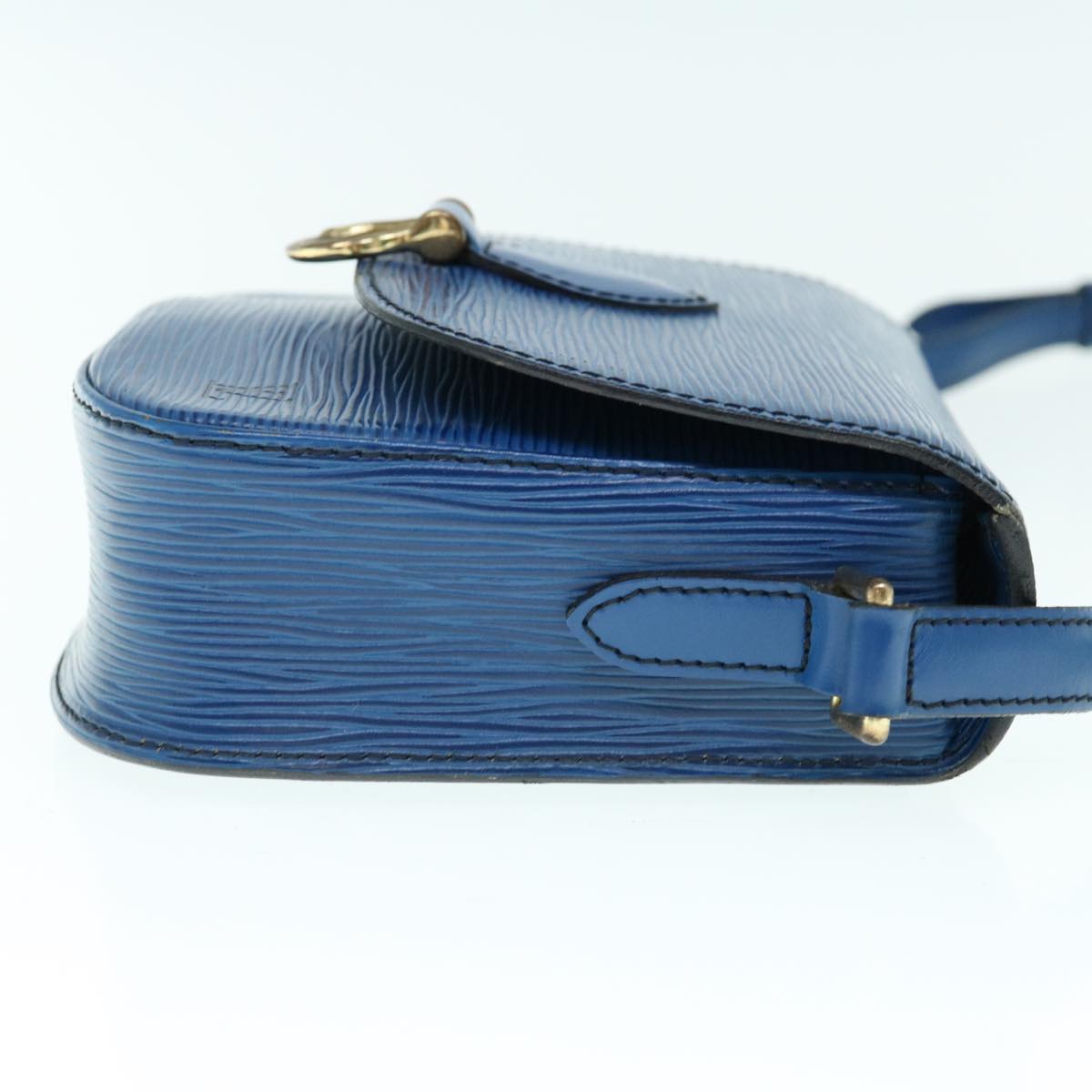 LOUIS VUITTON Epi Saint Cloud PM Shoulder Bag Blue M52195 LV yk9911
