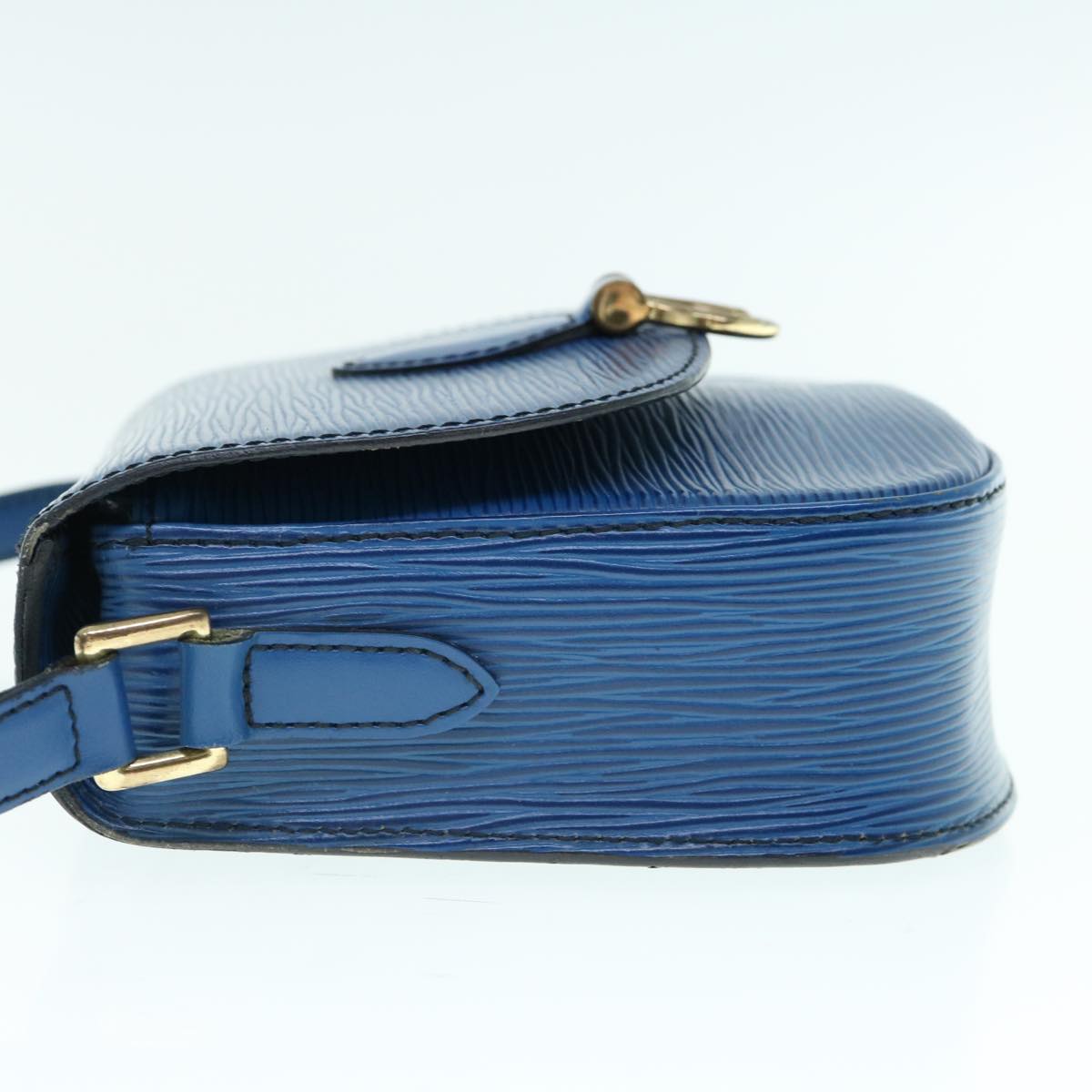 LOUIS VUITTON Epi Saint Cloud PM Shoulder Bag Blue M52195 LV yk9911