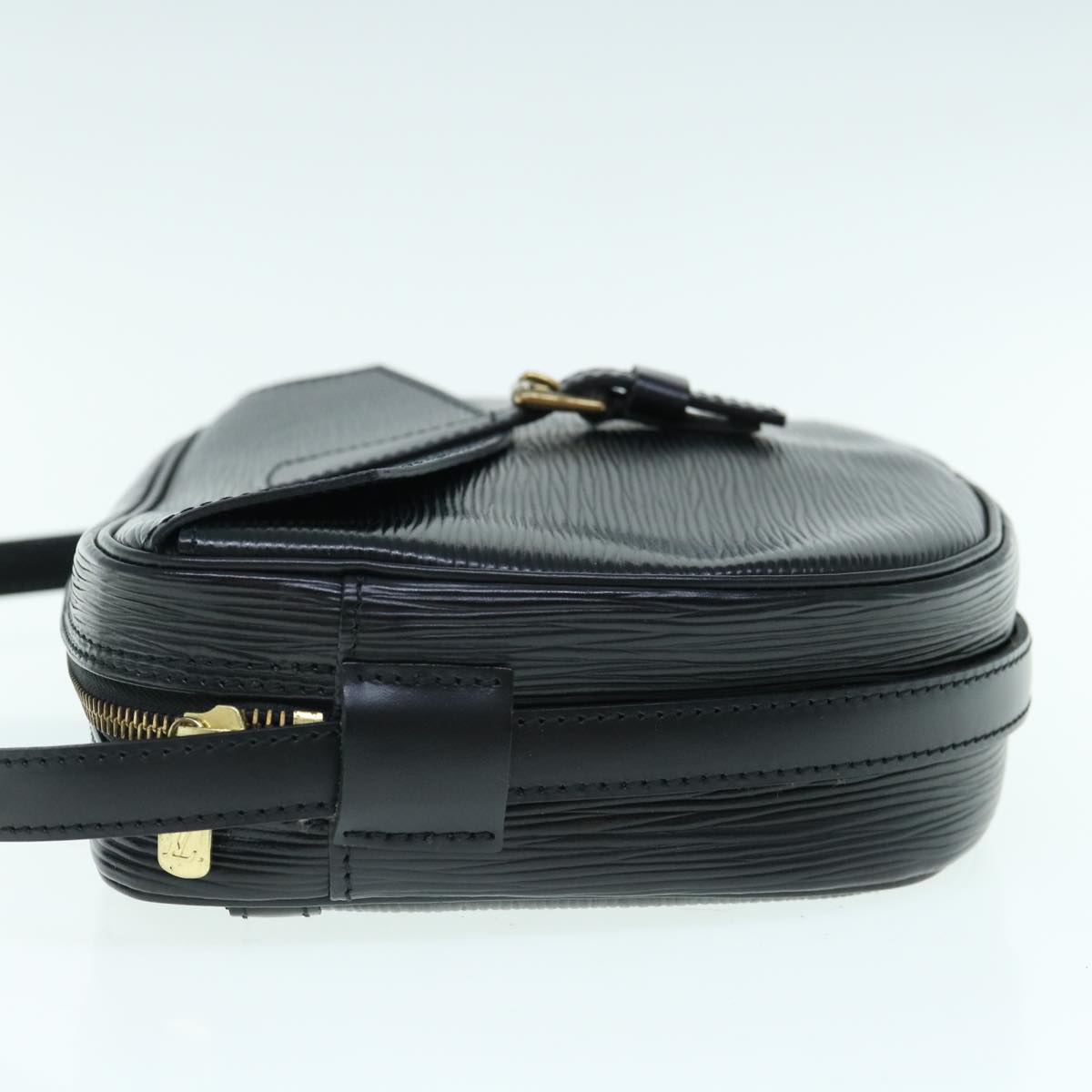 LOUIS VUITTON Epi Jeune Fille MM Shoulder Bag Black M52152 LV yk9913