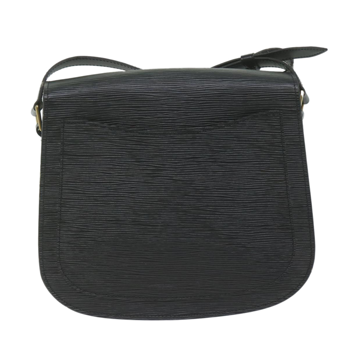 LOUIS VUITTON Epi Saint Cloud GM Shoulder Bag Black M52192 LV yk9961