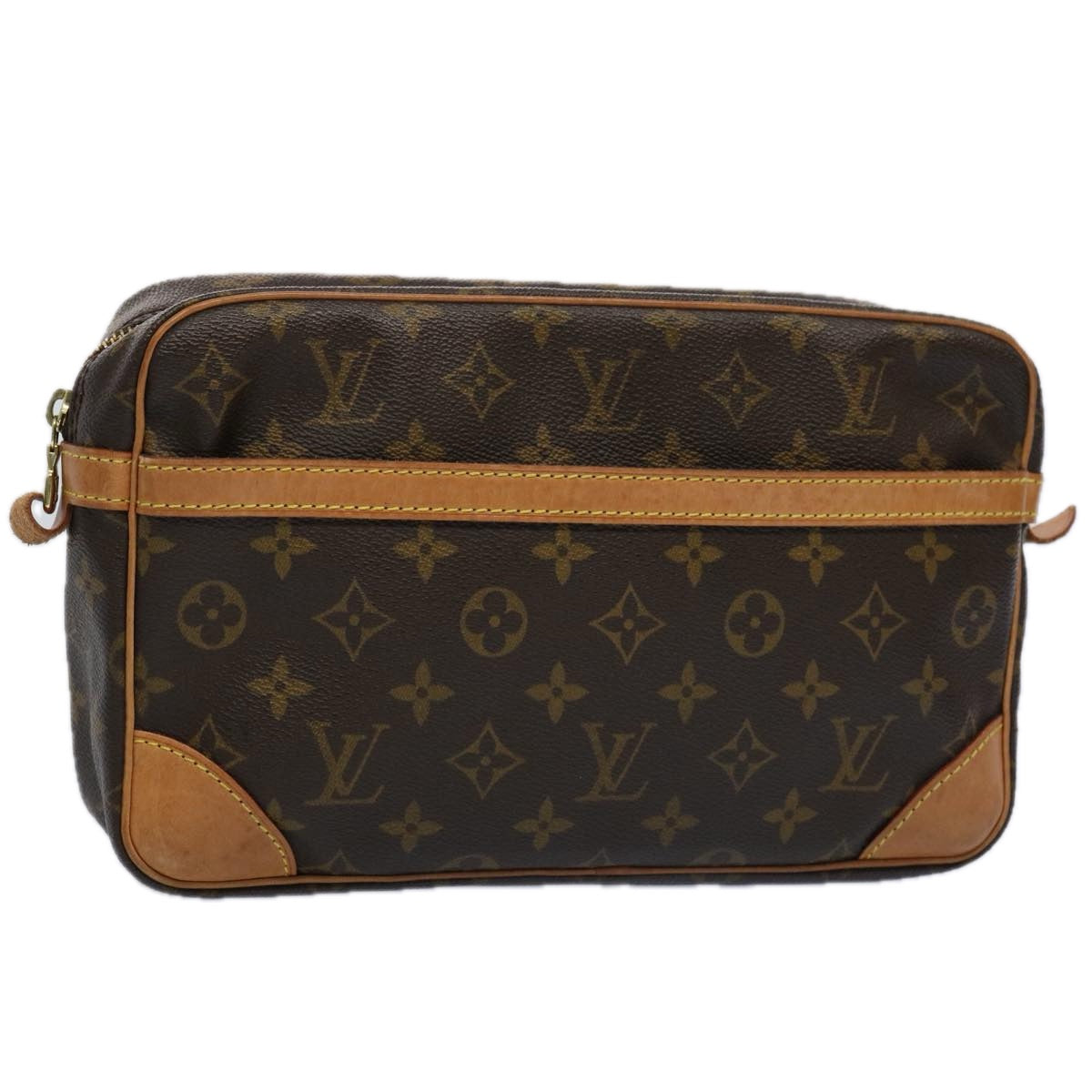LOUIS VUITTON Monogram Compiegne 28 Clutch Bag M51845 LV yk9975