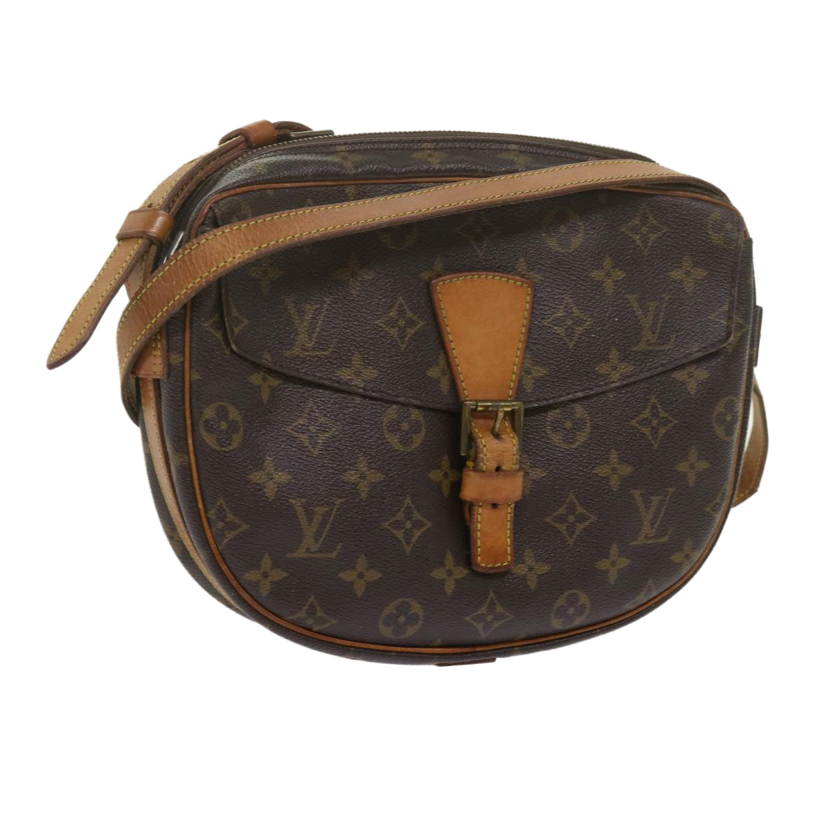 LOUIS VUITTON Monogram Jeune Fille GM Shoulder Bag M51225 LV yk9984