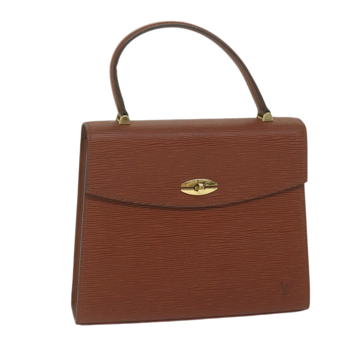 LOUIS VUITTON Epi Malesherbes Hand Bag Brown M52373 LV yk9997